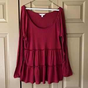 Flowy shirt by Lauren Conrad.